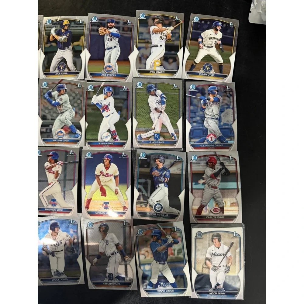 2021 & 2023 Topps MLB baseball cards BCP, series 1, lot of 50